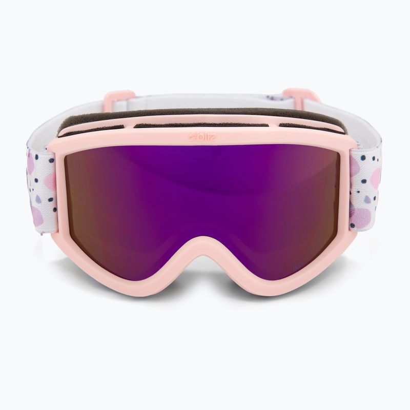 Skibrille Kinder Bliz Pixie Jr matte pink/brown/pink multi 2