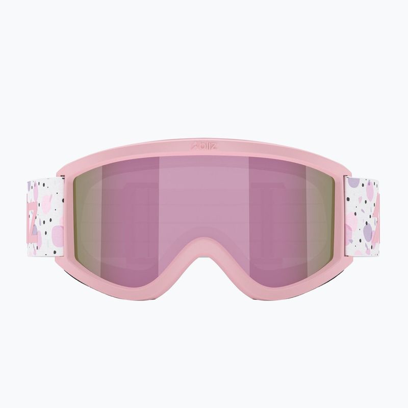 Skibrille Kinder Bliz Pixie Jr matte pink/brown/pink multi 6
