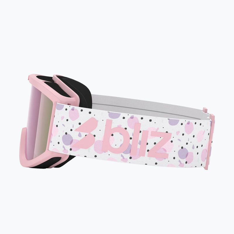 Skibrille Kinder Bliz Pixie Jr matte pink/brown/pink multi 8