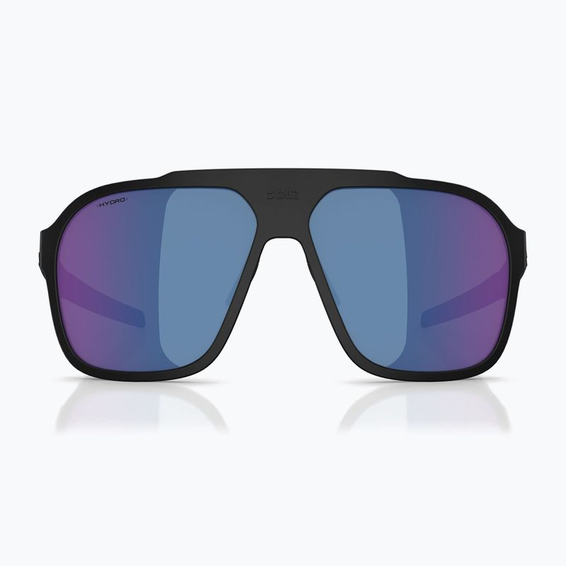 Bliz A002 mattschwarz/grau-blau Multi-Sonnenbrille 2