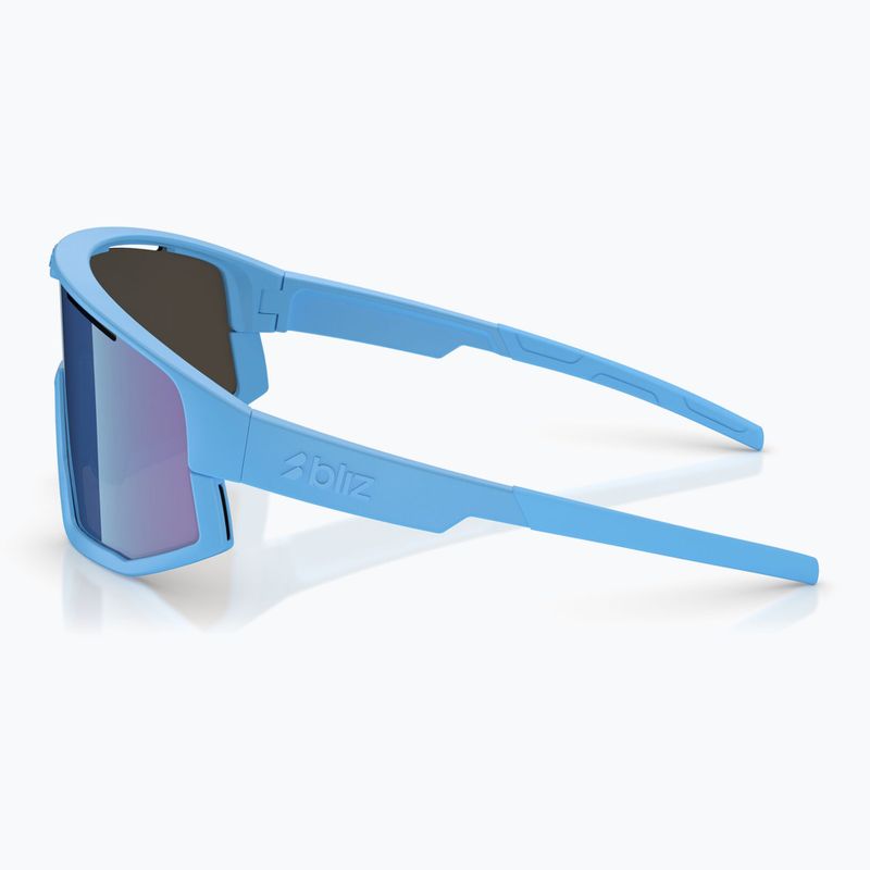 Bliz Vision matte blau/grau blau verspiegelte Sonnenbrille 4