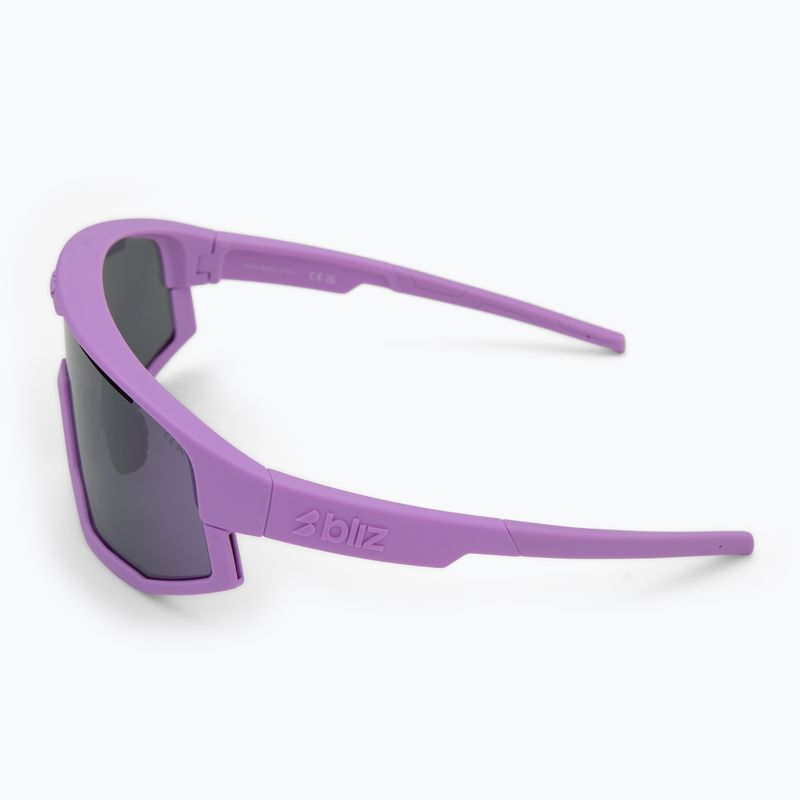 Bliz Vision matte lila/graue lila Spiegel Sonnenbrille 5