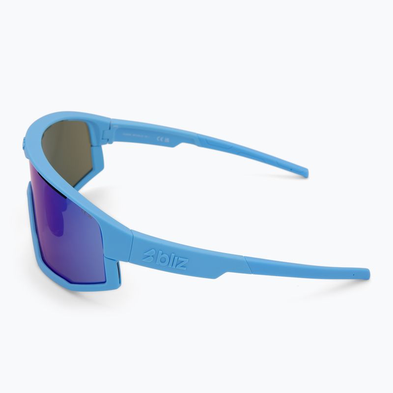Bliz Fusion Sonnenbrille in mattem Blau/Grau mit blauem Spiegel 5