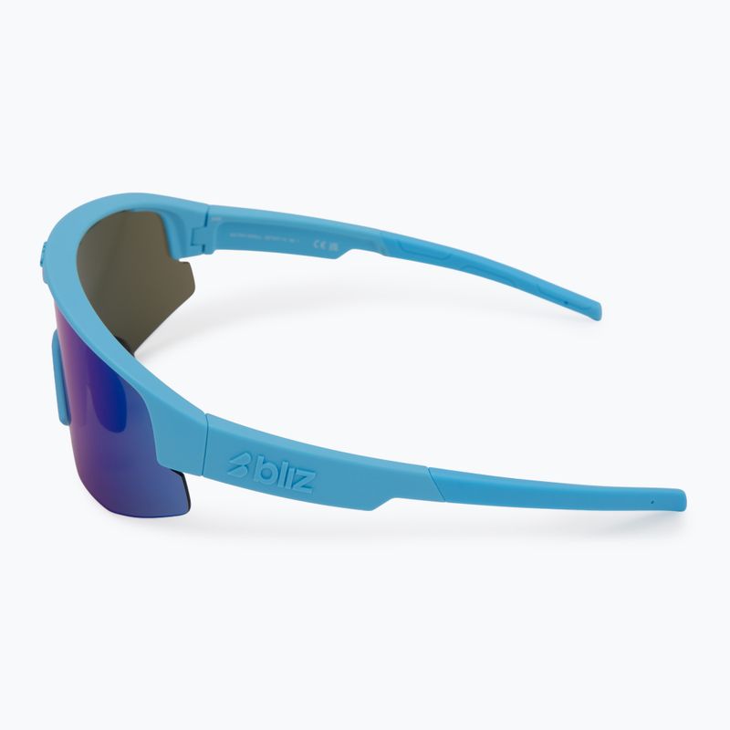 Bliz Matrix Kleine matte blau/graue blaue Spiegel-Sonnenbrille 4