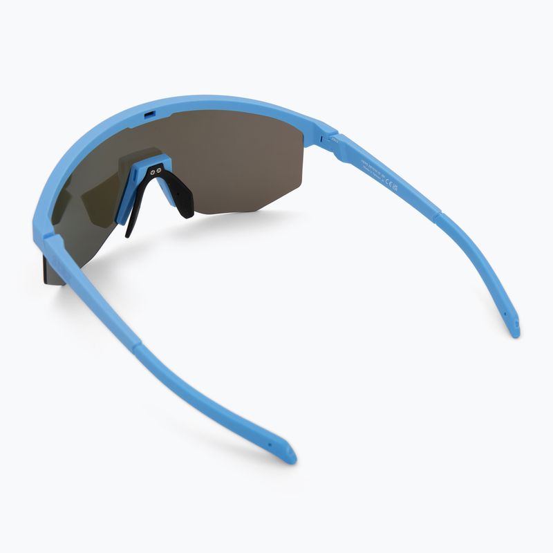 Bliz Hero matte blau/graue Sonnenbrille mit blauem Spiegel 2