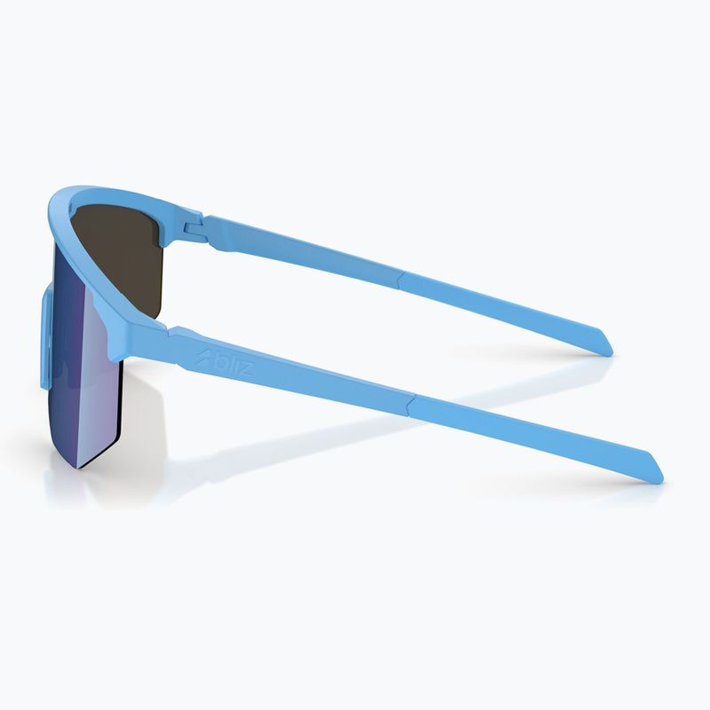 Bliz Hero matte blau/graue Sonnenbrille mit blauem Spiegel 4