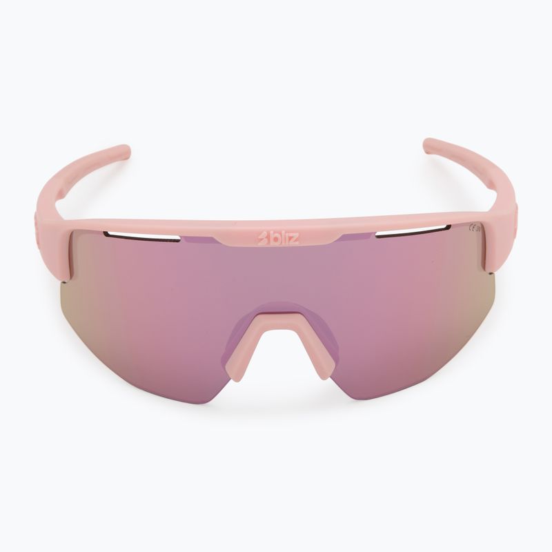 Bliz Hero Kleine matte Puderrosa/Braun-Rosé-Multi-Sonnenbrille 3