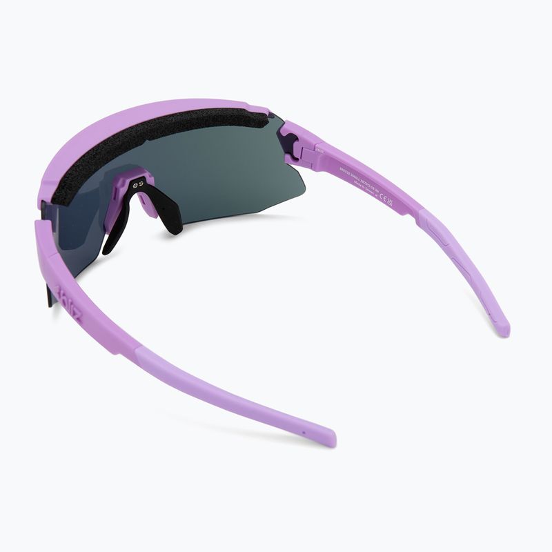 Bliz Breeze Kleine matte lila/graue lila Spiegel/rosa Sonnenbrille 3