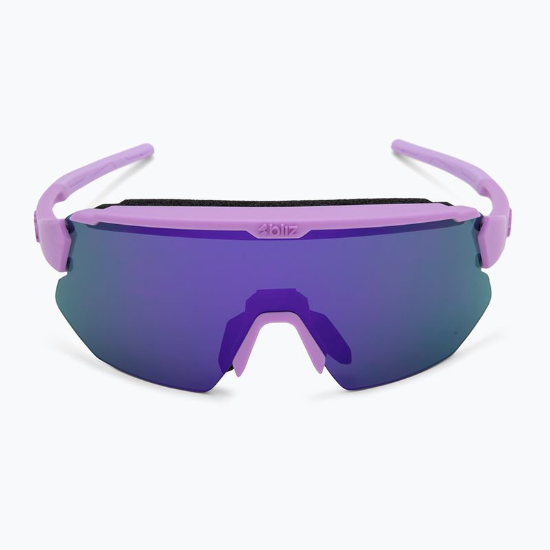 Bliz Breeze Kleine matte lila/graue lila Spiegel/rosa Sonnenbrille 4