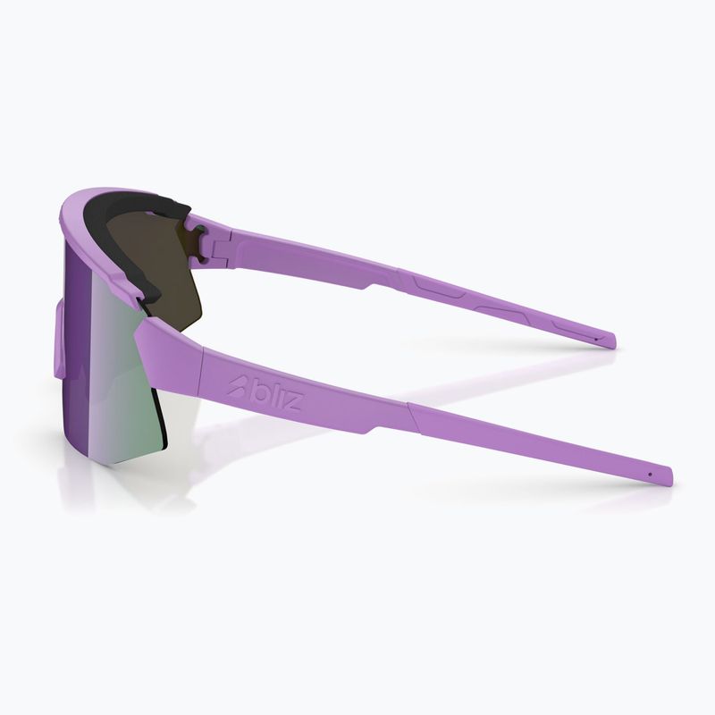 Bliz Breeze Kleine matte lila/graue lila Spiegel/rosa Sonnenbrille 4