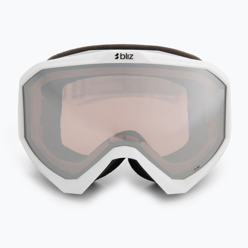 Skibrille Bliz Liner matte white/pink/silver mirror 2