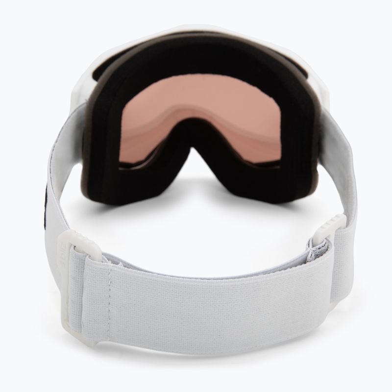 Skibrille Bliz Liner matte white/pink/silver mirror 3