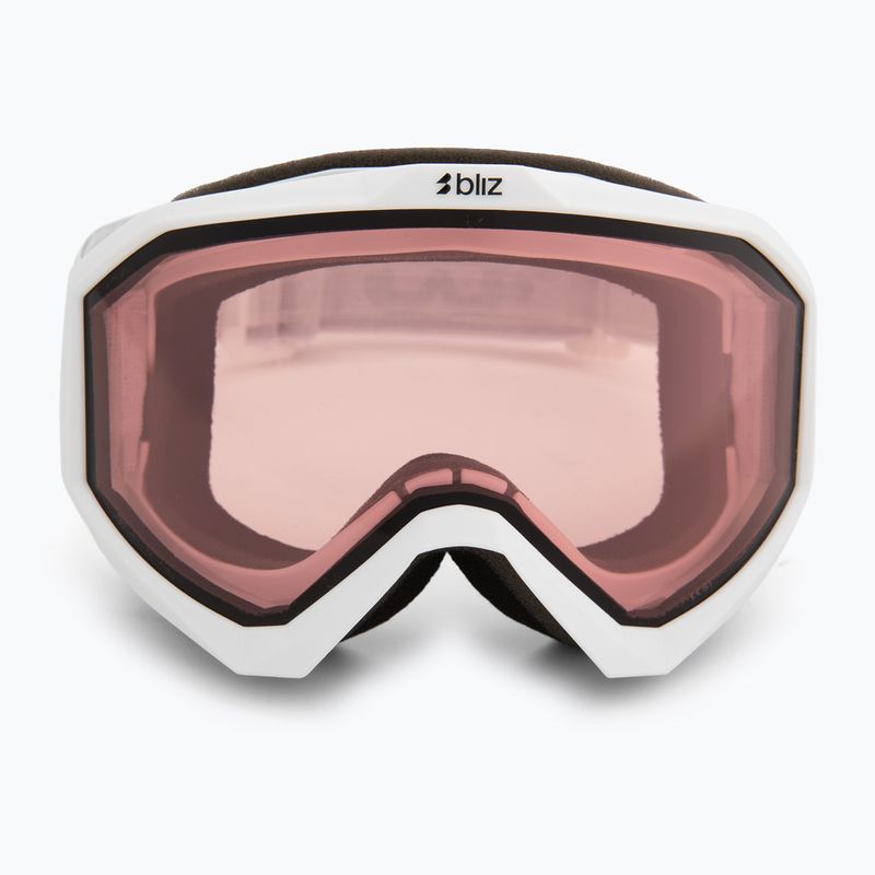Skibrille Bliz Liner matte white/pink 2