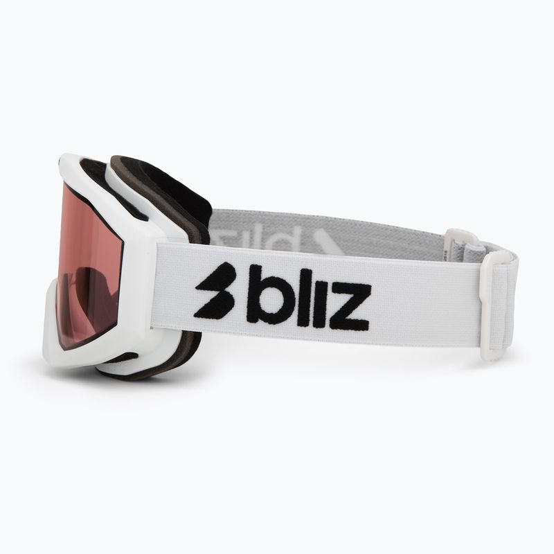 Skibrille Bliz Liner matte white/pink 4