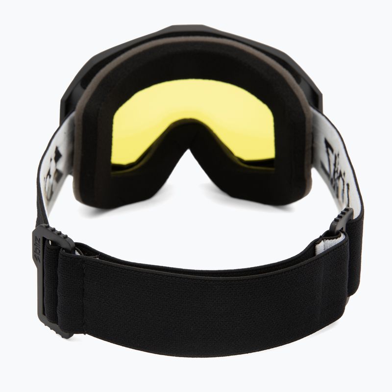 Skibrille Bliz Liner matte black/yellow 3