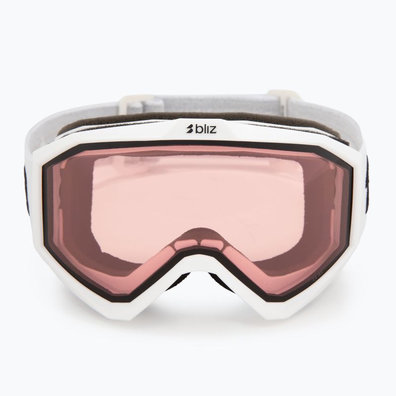 Kinderskibrille Bliz Liner Jr matte white/pink 2