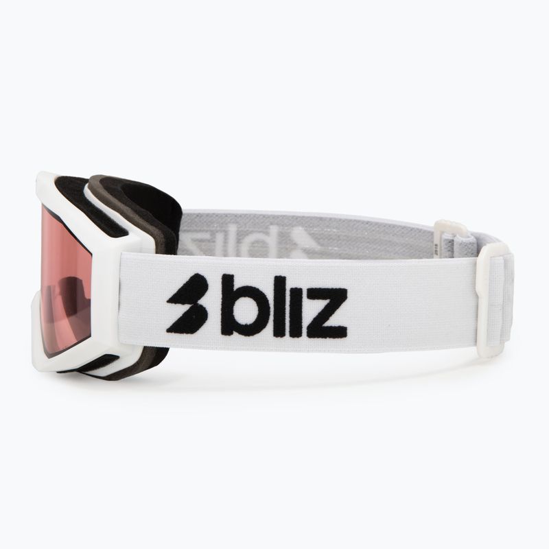 Kinderskibrille Bliz Liner Jr matte white/pink 4
