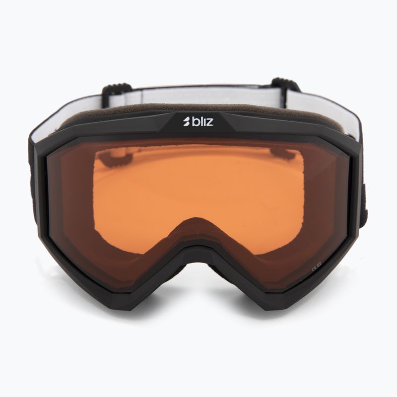 Kinder-Skibrille Bliz Liner Jr matte black/orange 2