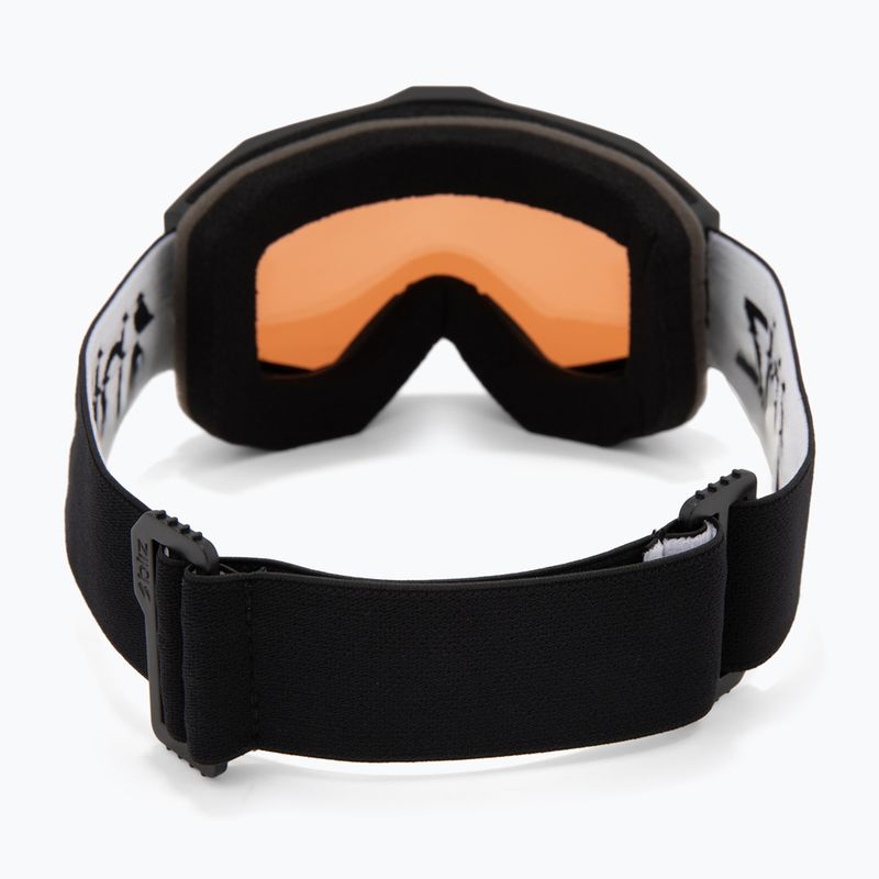 Kinder-Skibrille Bliz Liner Jr matte black/orange 3