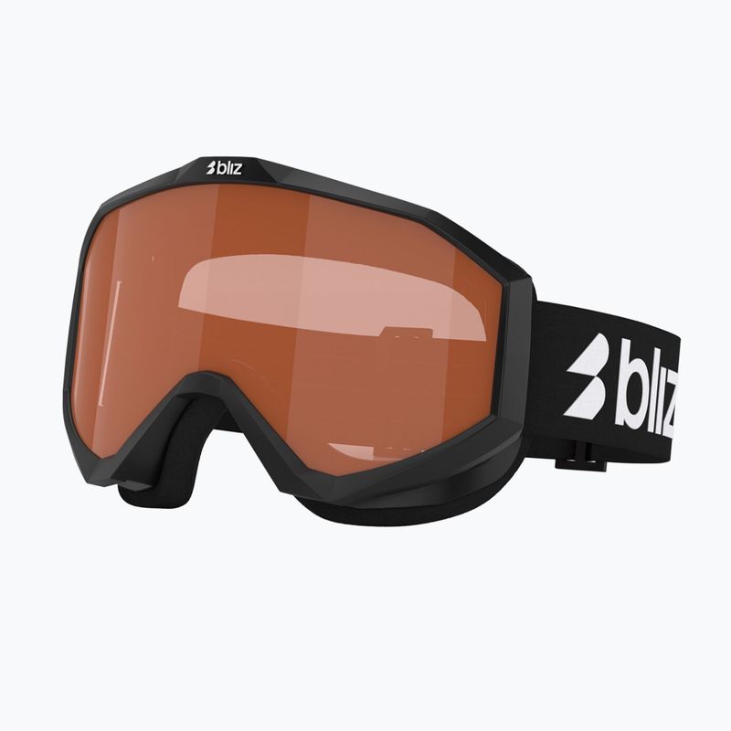 Kinder-Skibrille Bliz Liner Jr matte black/orange 5