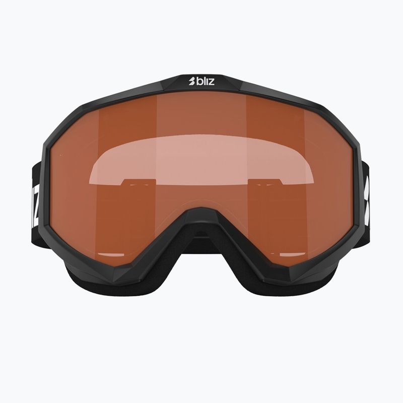 Kinder-Skibrille Bliz Liner Jr matte black/orange 6