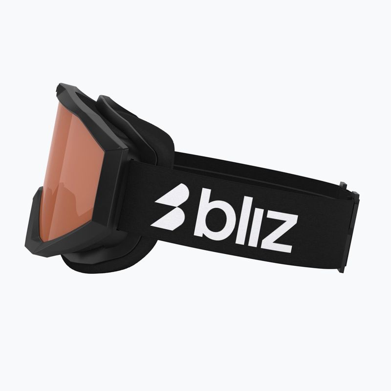 Kinder-Skibrille Bliz Liner Jr matte black/orange 8