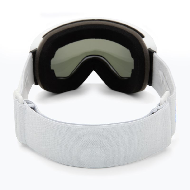 Skibrille Bliz Flow matte white/smoke/pink 3