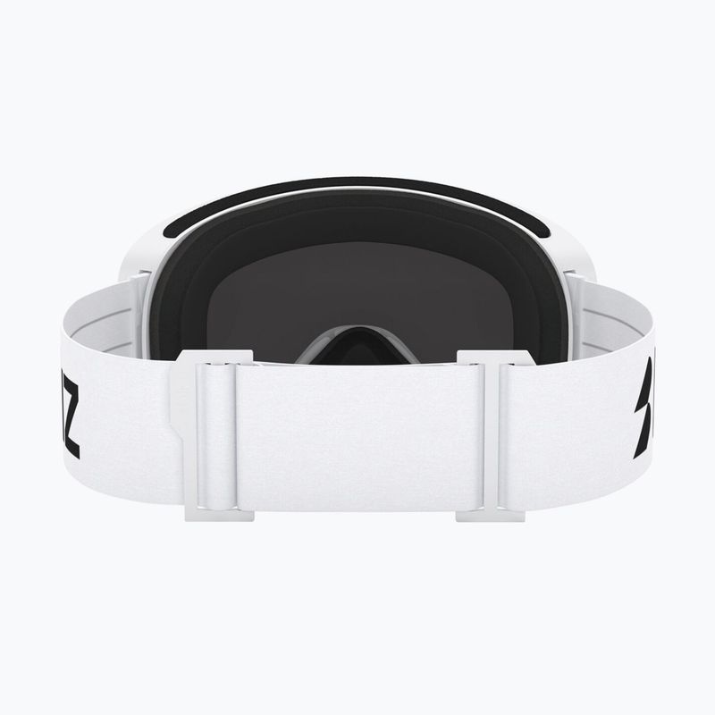 Skibrille Bliz Flow matte white/smoke/pink 3