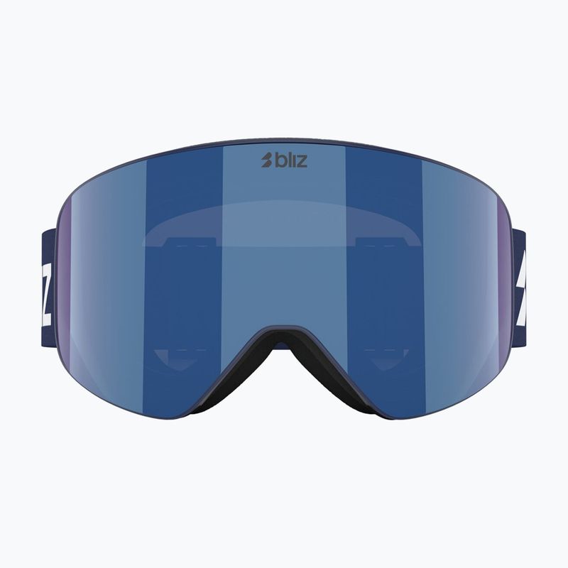 Skibrille Bliz Flow matte blue/brown/blue multi 2