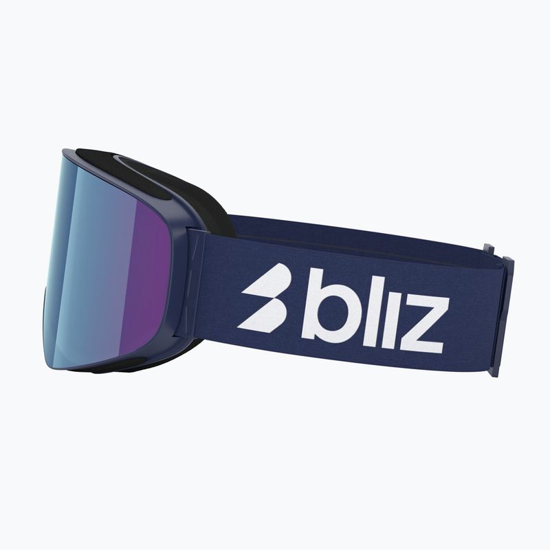 Skibrille Bliz Flow matte blue/brown/blue multi 4