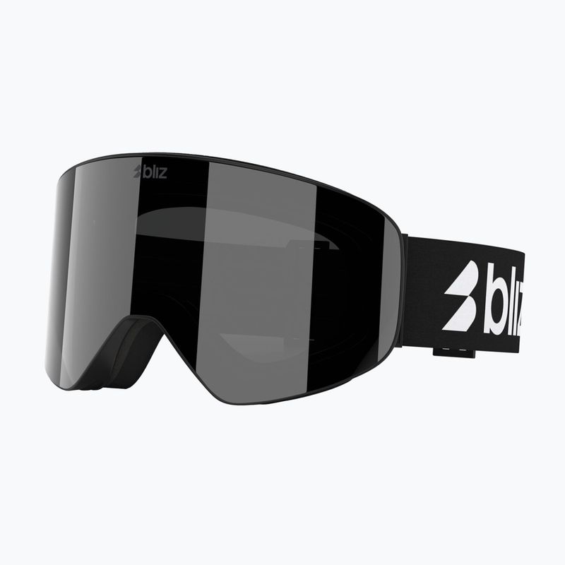 Skibrille Bliz Flow matte black/smoke/silver mirror 6