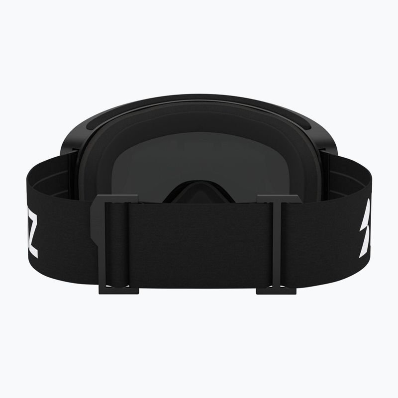 Skibrille Bliz Flow matte black/smoke/silver mirror 8