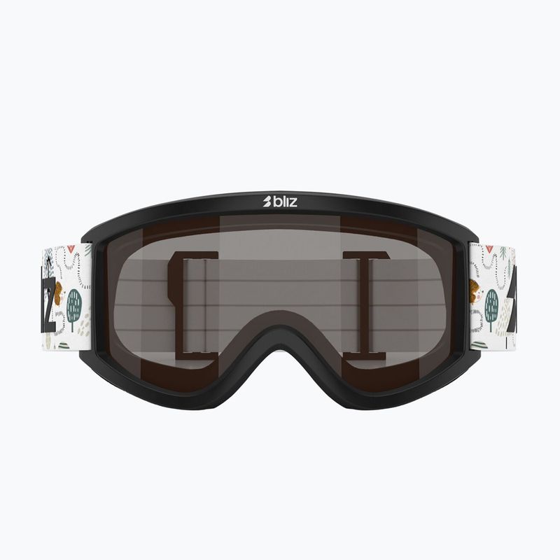 Kinder-Skibrille Bliz Pixie Jr matte black/brown 2