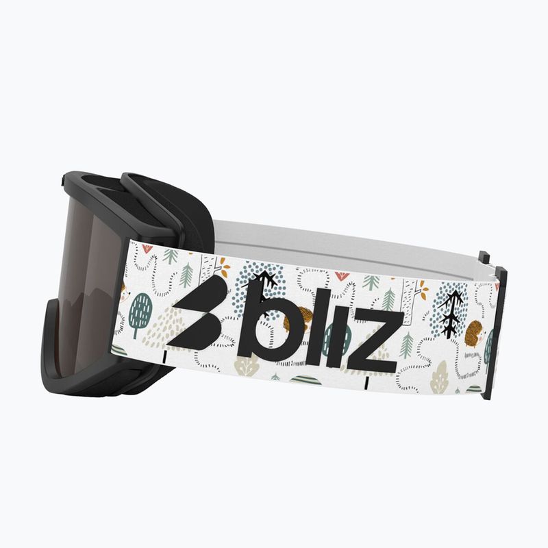 Kinder-Skibrille Bliz Pixie Jr matte black/brown 4