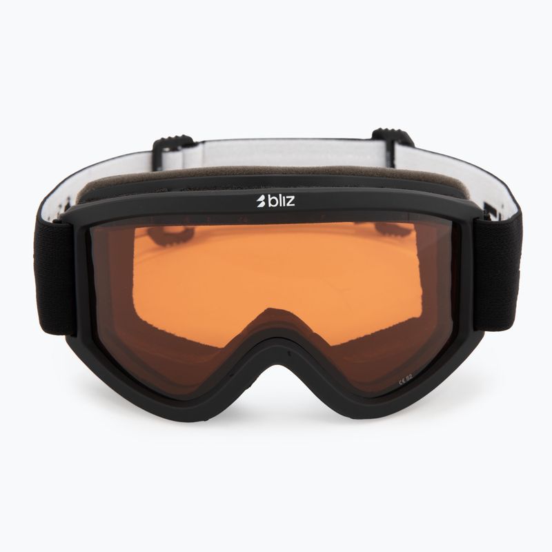 Skibrille Kinder Bliz Pixie Jr matte black/orange 2
