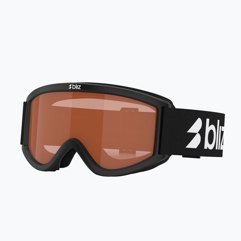 Skibrille Kinder Bliz Pixie Jr matte black/orange