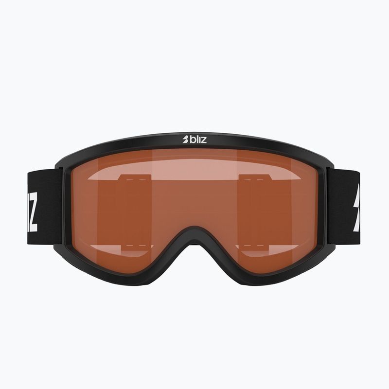 Skibrille Kinder Bliz Pixie Jr matte black/orange 2