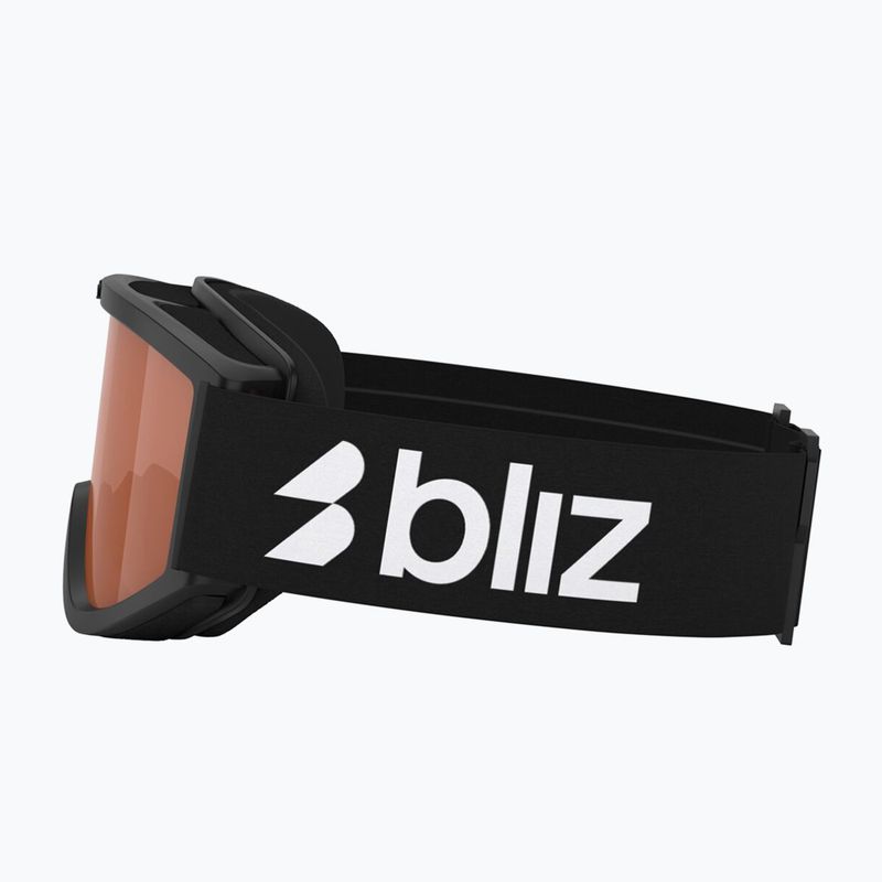 Skibrille Kinder Bliz Pixie Jr matte black/orange 4
