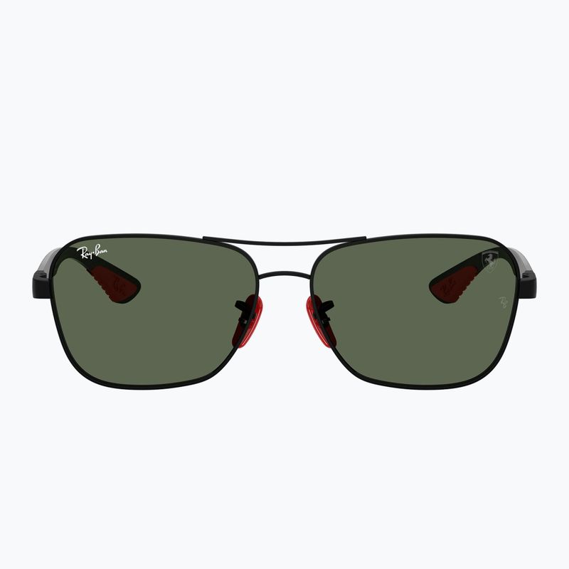 Sonnenbrille Ray-Ban Rb8336M Scuderia matt black/dark green 2