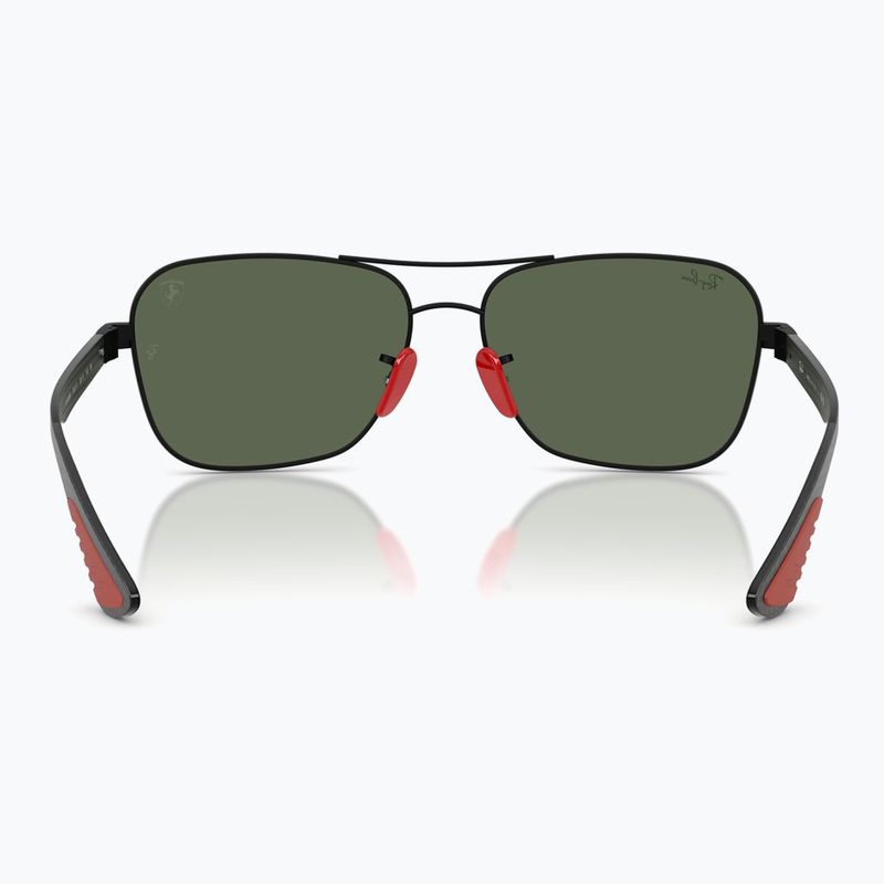 Sonnenbrille Ray-Ban Rb8336M Scuderia matt black/dark green 5