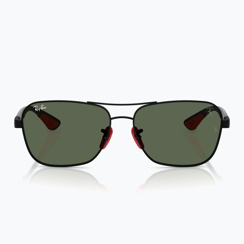 Sonnenbrille Ray-Ban Rb8336M Scuderia matt black/dark green 6