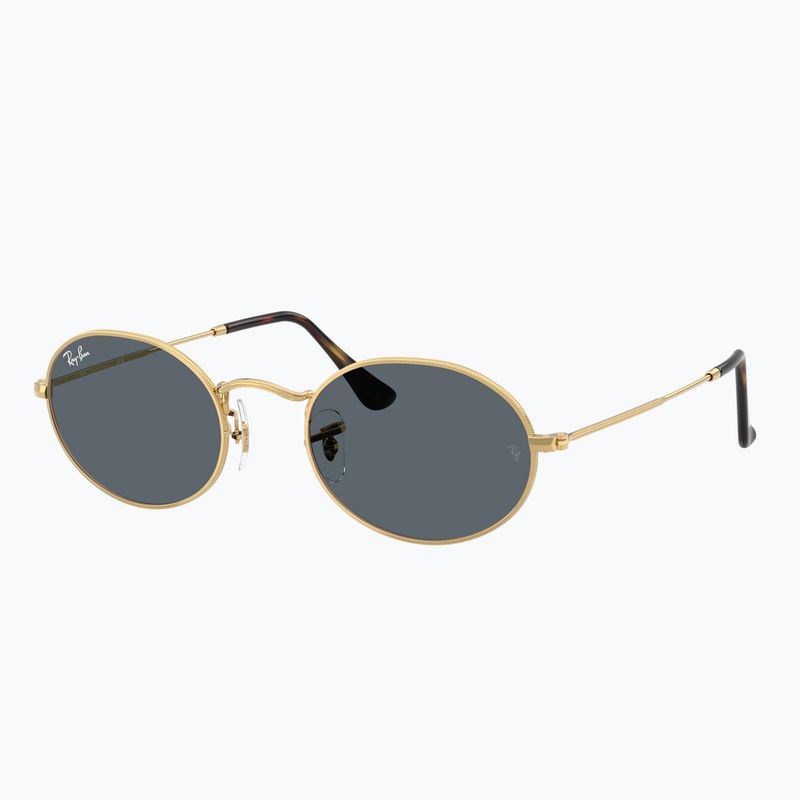 Sonnenbrille Ray-Ban Oval arista gold/blue 4