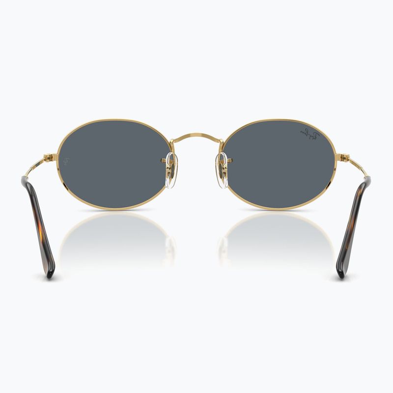 Sonnenbrille Ray-Ban Oval arista gold/blue 5
