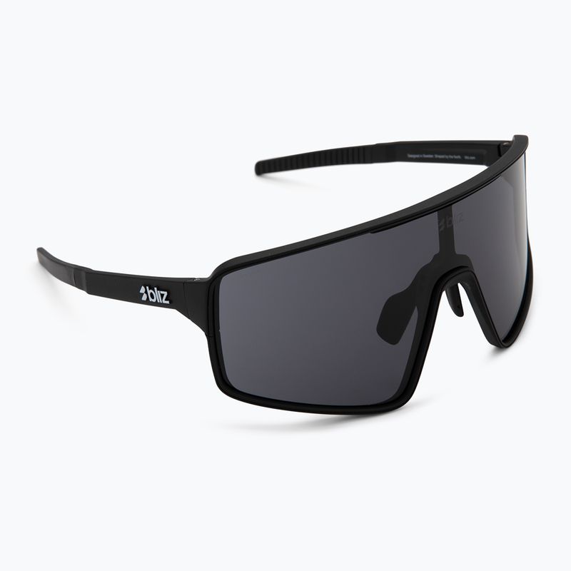 Bliz P001S mattschwarze/rauchfarbene Sonnenbrille