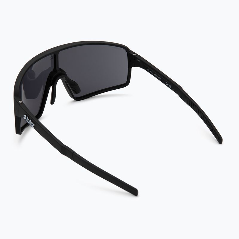 Bliz P001S mattschwarze/rauchfarbene Sonnenbrille 2