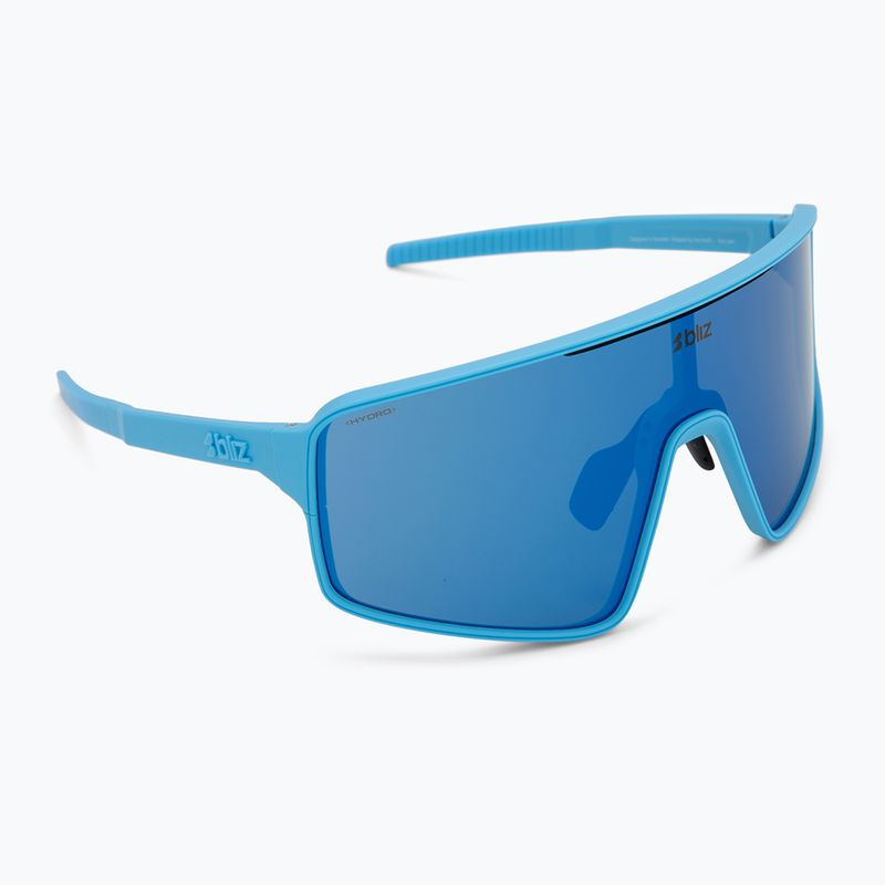 Bliz P001S matte blau/graue Sonnenbrille mit blauem Spiegel
