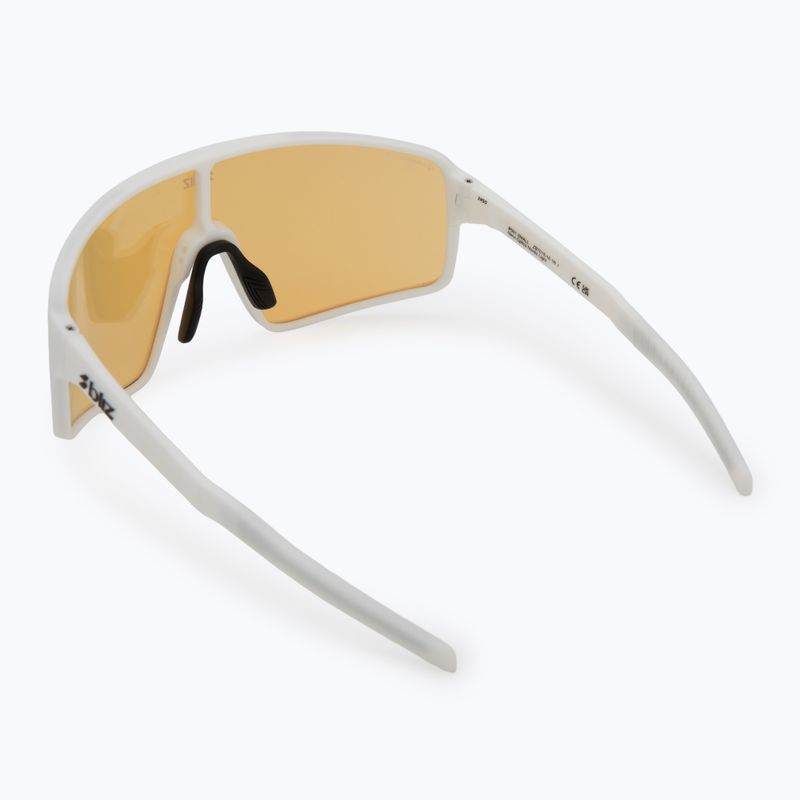 Bliz P001S Nano-Optik Nordic Light matt weiß/koralle/orange blau multi Sonnenbrille 2