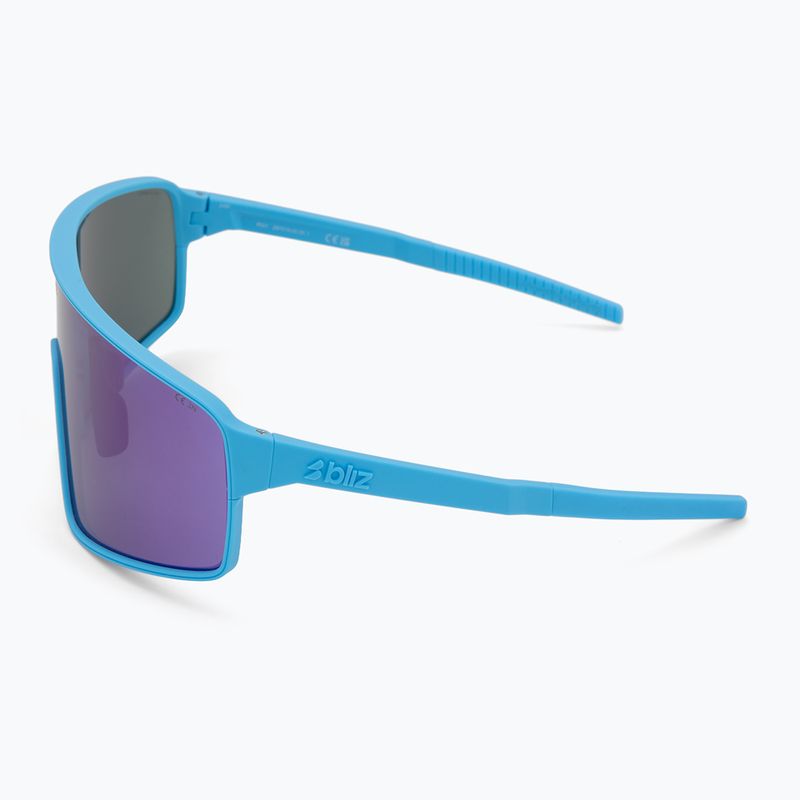Bliz P001 matt blau/grau blau verspiegelte Sonnenbrille 4