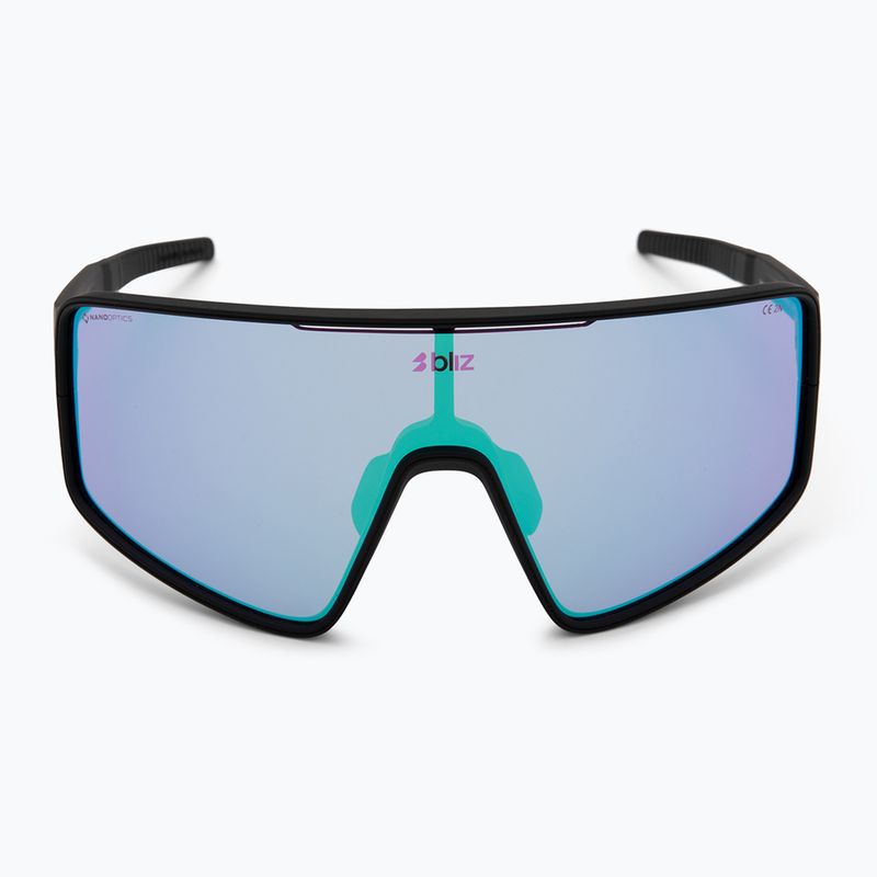 Bliz P001 Nano Optics Nordic Light mattschwarz/begonien/violett blau multi Sonnenbrille 3