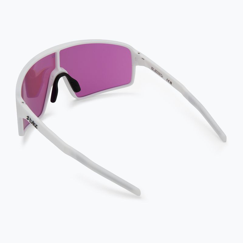 Bliz P001 Nano Optics Nordic Light matt weiß/begonien/violett blau multi Sonnenbrille 2